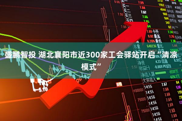 盛鹏智投 湖北襄阳市近300家工会驿站开启“清凉模式”