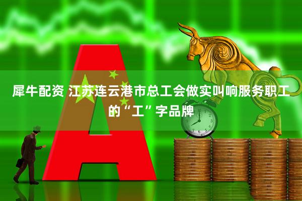 犀牛配资 江苏连云港市总工会做实叫响服务职工的“工”字品牌