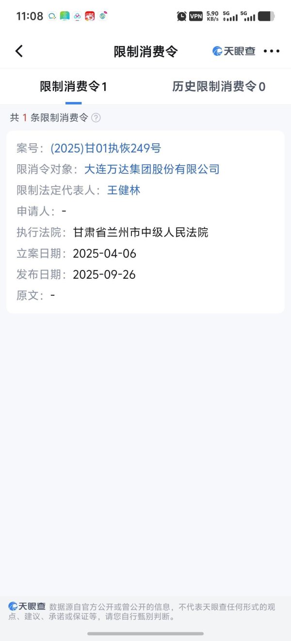 e路配资 王健林被限高！万达近年来已陆续出售超30座万达广场，王思聪6年前也曾被连环限高